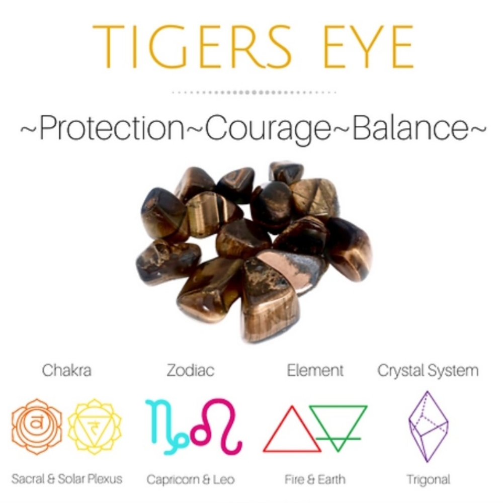 Natural Crystal ~ Tiger's Eye Cuff Bracelet ~ New - Picture 4 of 6